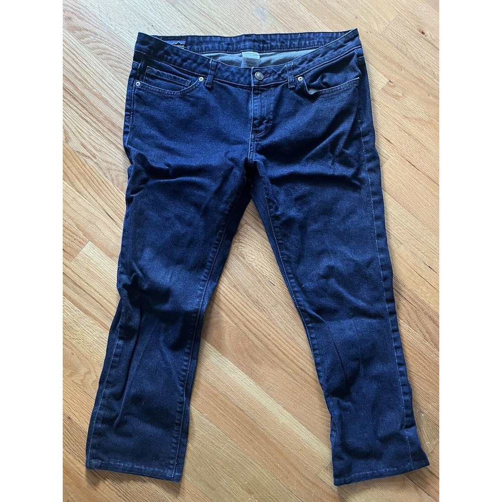 Patagonia Womens Jeans Organic Cotton Denim Blue Size 32 Straight Leg
